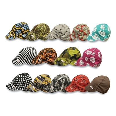 Style 1000 Single Sided Cap, Size 8, Assorted Prints Comeaux Caps COMEAUX CAPS