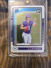 2024 Panini Donruss Optic Football JJ McCarthy 235 Holo Prizm Rated Rookie