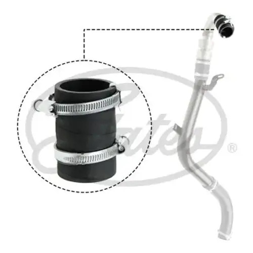 GATES 09-0663 Charger Air Hose for FORD - Image 14