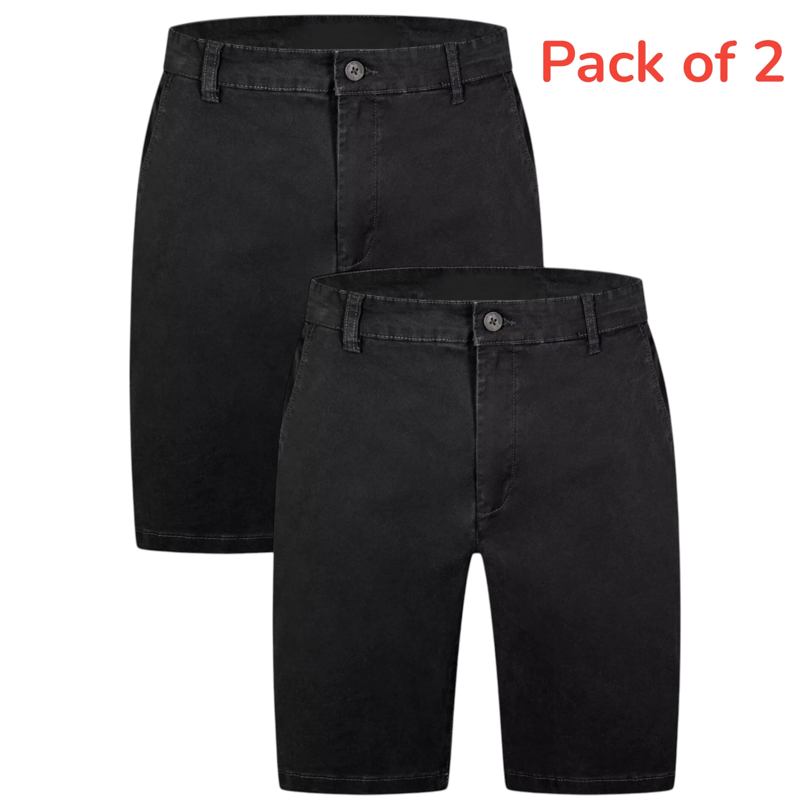 Jack Wills Mens Chino Shorts 2Pack Slim Fit Cotton Comfort Everyday Wear
Opens in a new window or ta