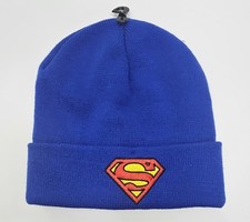 DC Comics Superman Logo Cuffed Beanie, Adult 1-Size