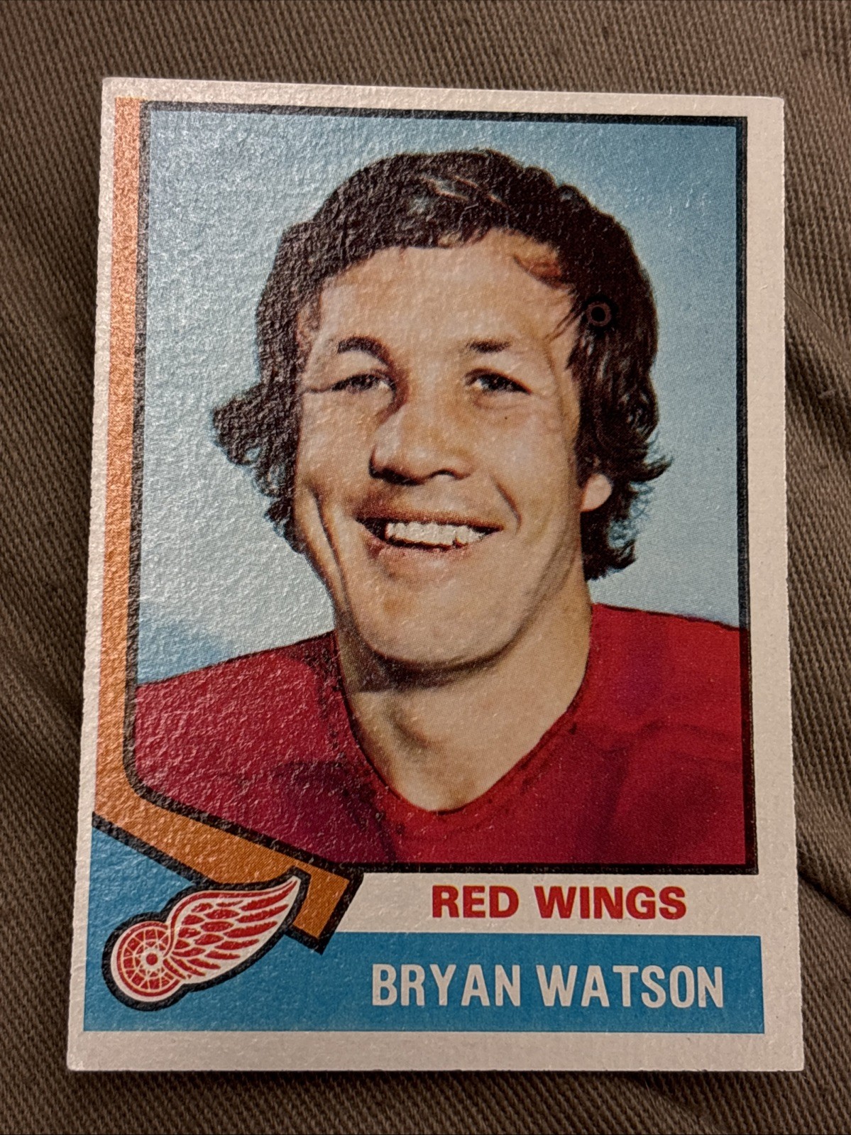 1974-75 Topps Hockey #259 Bryan Watson Detroit Red Wings Peterborough Petes
