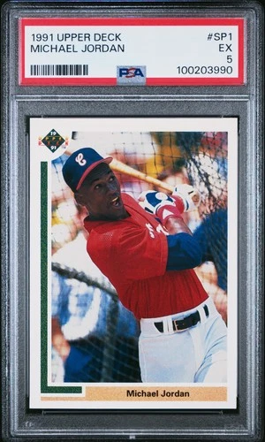 1991 Upper Deck #SP1 Michael Jordan PSA 5
