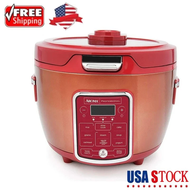 20Cup Cooked Glass Lid Electric Digital Rice Cooker Multiuse Programmable Cooker