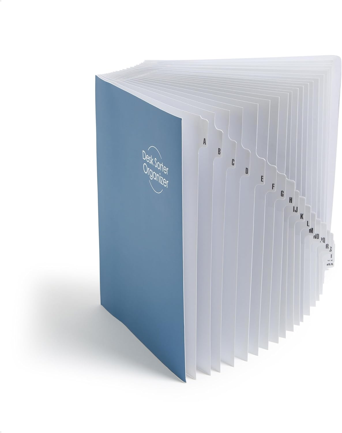 Desk File/Sorter Alphabetic (A-Z) 20 Dividers Letter Size Dark Blue (89282)-image