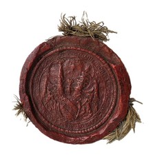 Queen Elizabeth I Cased Royal Wax Seal Matrix Impression County Northamptonshire