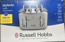 Russell Hobbs 26293 Stylevia 4 Slice Toaster Mocha Extra Wide Slot FREE DELIVERY
