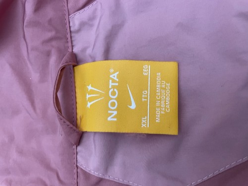 Nike x NOCTA Drake Northstar Nylon Track Jacket 'Desert Berry Pink' Men's 2XL - Picture 7 of 16