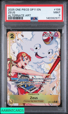 ゼウス SPECIAL ALTERNATE ART #106 Zeus (Alternate Art) OP11-106 A Fist of Divine Speed Foil for sale