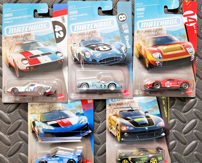 MATCHBOX SPECIAL EDITION Set of 5 NEW 2026- Corvette, Viper, GT40