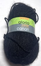 GLORIA CANAN HAND KNITTING YARN 1pk. BLACK. I combine shipping, see details.