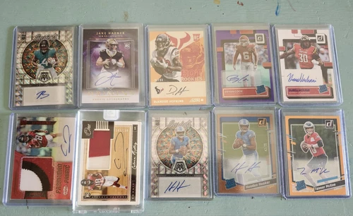10 Nfl Rookie Card Autos