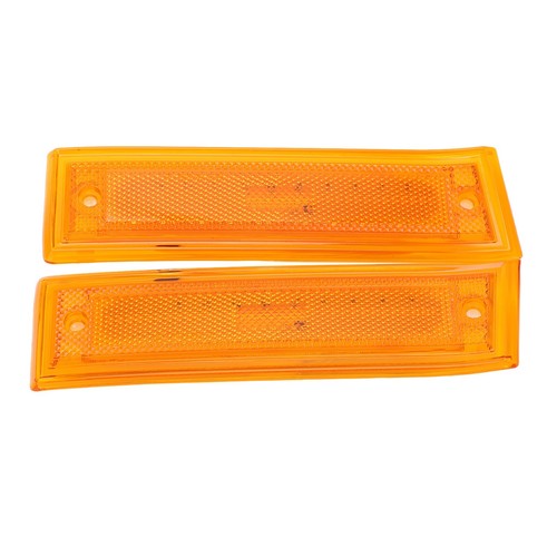 1 Pair 12V Front Bumper Light Yellow LED Turn Signal Lamps For SUBURBAN 1981 LVE - Picture 10 of 23