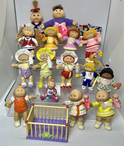 Cabbage Patch PVC Poseable Vintage 80's Figures Lot