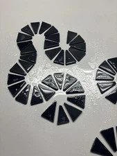 Green Black Obsidian Arrow Head Blanks Practice Preform Flint Knapping Triangle