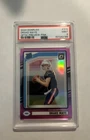 2024 Panini Donruss - Rated Rookie Drake Maye #379 Optic Preview Pink Prizm (RC)