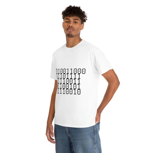 Unisex Heavy Cotton Tee Binary for LOSER and Loser on back of shirt - Bild 7 von 145