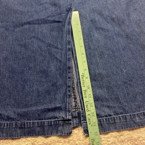 Vintage White Stag Denim Rock Blue Jeans Maxi Taschen Damen 12 Rückenschlitz EUC* - Bild 7 von 8