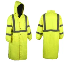 Class 3 Hi Visibility 49 Inch Rain Coat