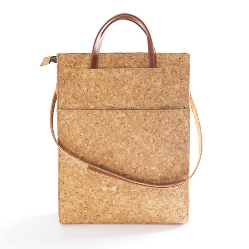 Natürliches veganes Leder strukturiert Kork Leder Stoff Materialien DIY Dekore Meterware - Bild 6 von 29