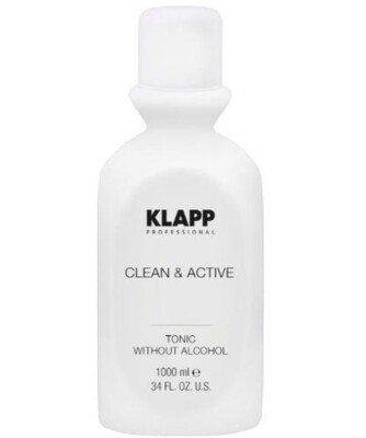 KLAPP CLEAN & ACTIVE Tonic without alcohol 1000ml Salon #dktau