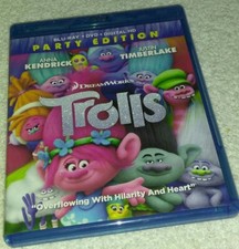 Trolls BLU-RAY disc kids
