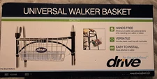Drive Medical Walker Basket With Plastic Insert Tray ~ Brand New In Box