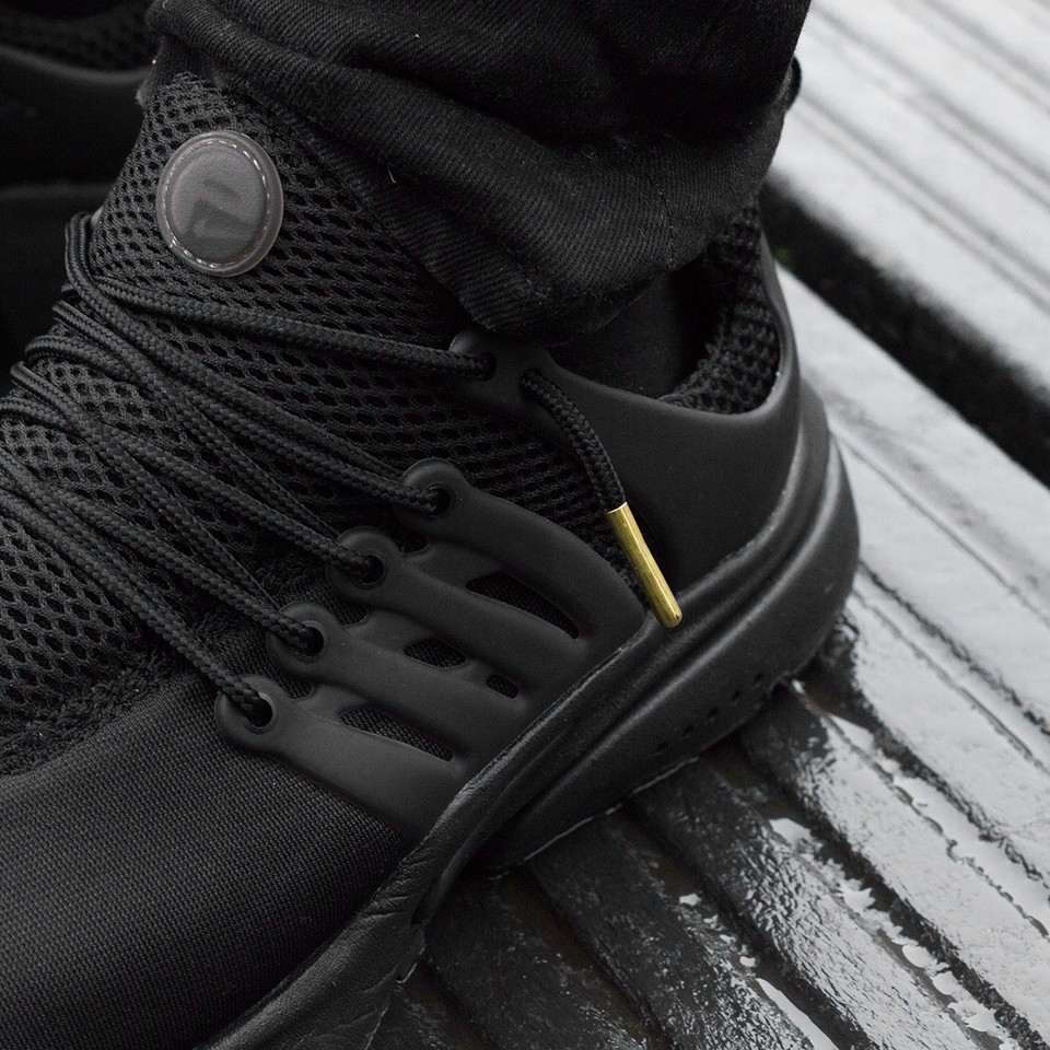 Laces Mr Lacy Runnies Rotondo Bianco Con Punta D'oro, Premium Shoelaces Stretto - Italia - Foto 9