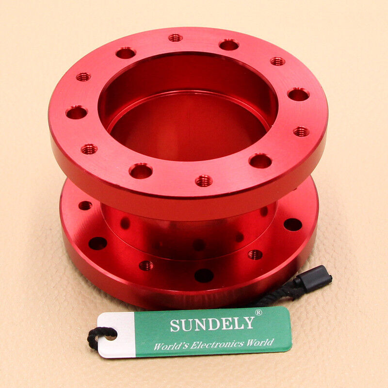 Red 2''/50mm Boss Kit Spacer For Universal OMP Aftermarket Steering