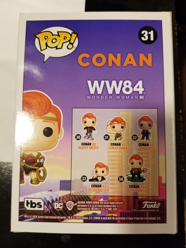 Funko Pop Conan WW84 31 Conan As Wonder Woman Tbs - Picture 3 of 5