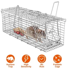 Rodent Animal Live Humane Cage Mouse Trap for Squirrel Chipmunk Rat Mice Catcher