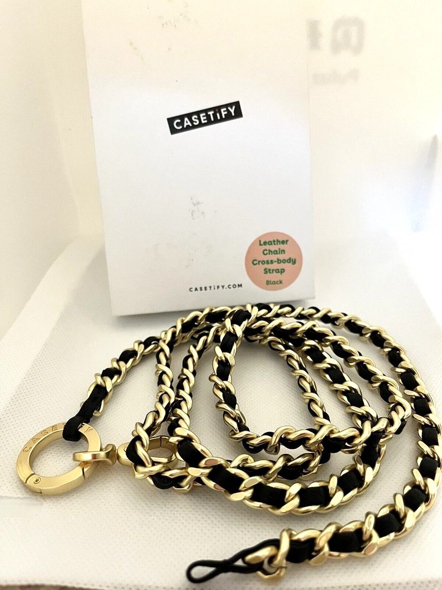 CASETIFY Leather Chain Cross-body Strap - ストラップ