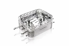 Mechanical Time for 4 Machine metal puzzle Model Medieval Hockey