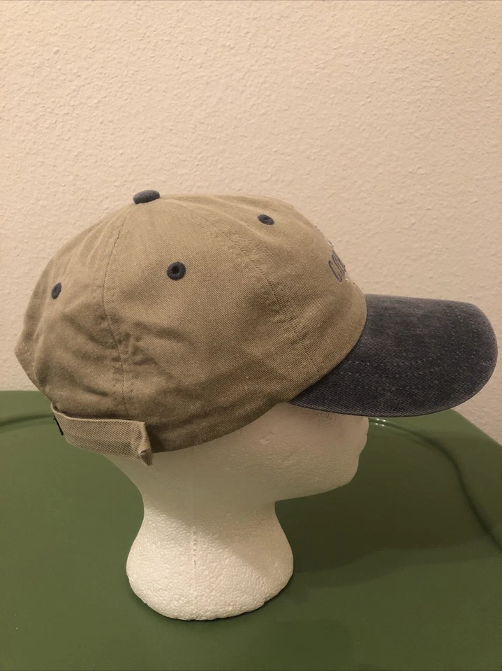 Sombrero con tirantes Coronado genuino azul/tostado descolorido edición estándar 100 % algodón Foto 4 de 4