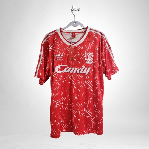 LIVERPOOL FC 89/90 CANDY - Soccer - Retro - Red - SMALL (USA-XS) - Picture 8 of 13