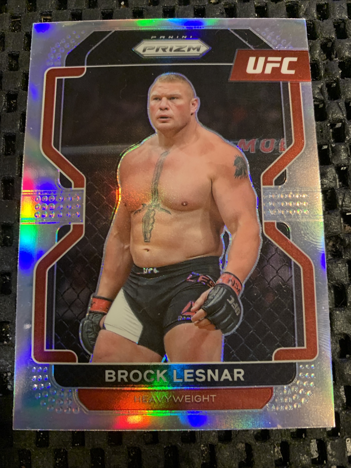 BROCK LESNAR 2022 PRIZM UFC SILVER SP #159 PANINI FREE SHIP