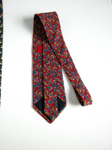 2 X Cravatte Ties Seta Silk The Convent Garden Royal Originali - Picture 4 of 6