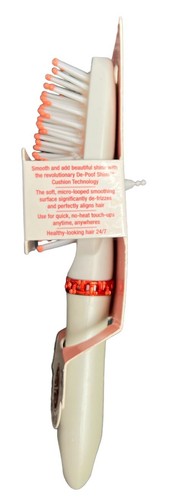 Conair Frizzy Hair Advisory - De-poof & Shine - On The Go 7" Detangler #77448 - Picture 4 of 4
