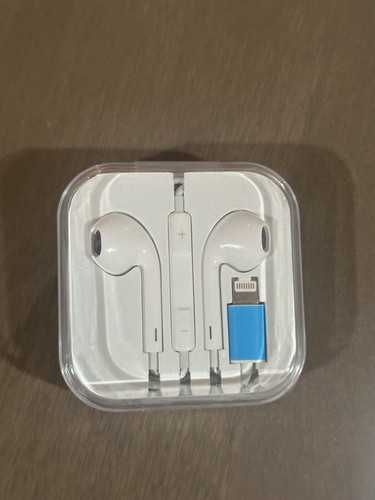 iPhone Earphones- iPhone 14 13 12 11 LightningCable Earbud Headphones (Wired) - Picture 3 of 3