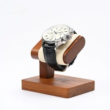 Retro Wooden Watch Bracelet Bangle Display Holder Stand Rack Jewelry Showcase