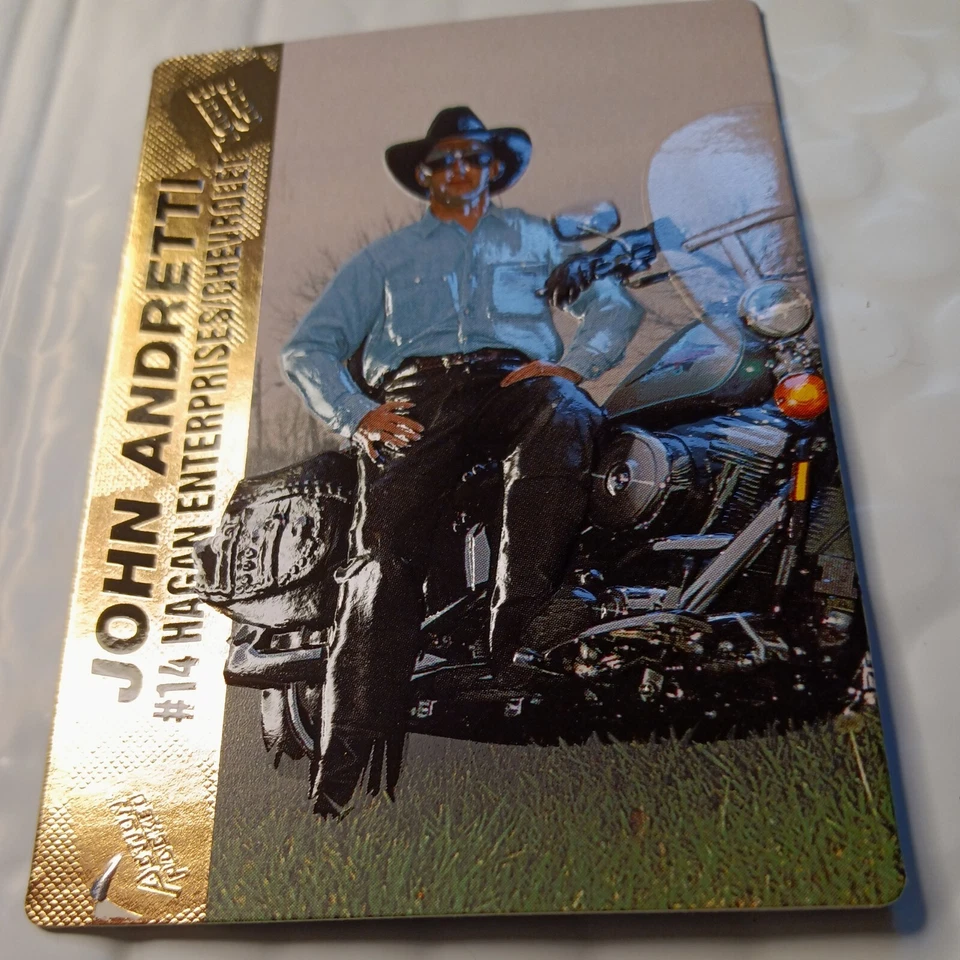 * 1994 Action Packed Race card #51 John Andretti Rookie - Image 4 of 4