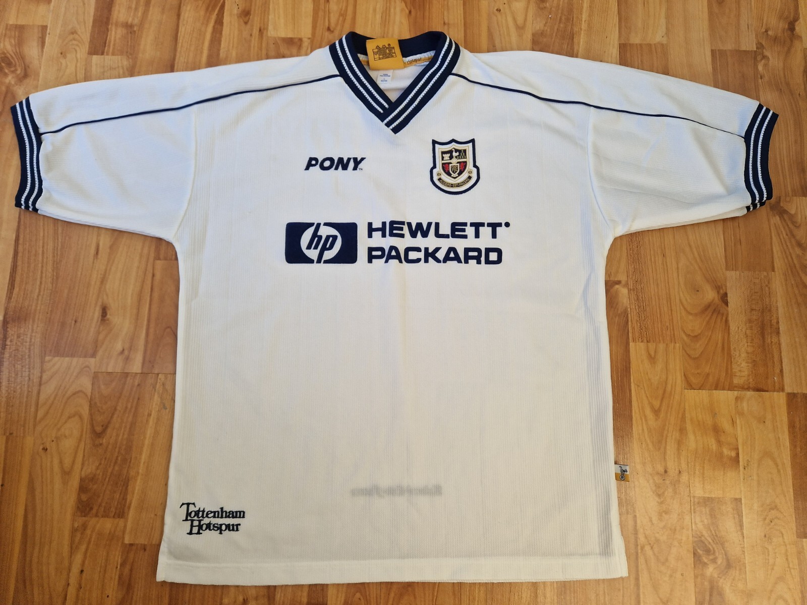 Maglietta Da Calcio Vintage Tottenham Hotspur 1997 1999 L Grande Uomo Casa Pony