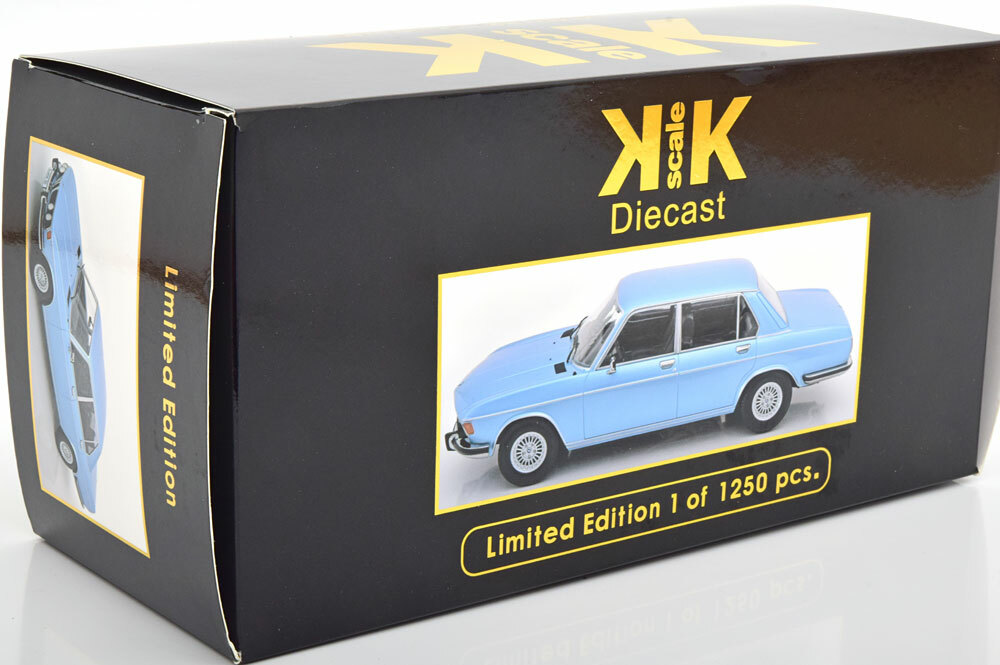 KK SCALE MODELS 1971 BMW 3.0 S E3 2 Series Light Blue