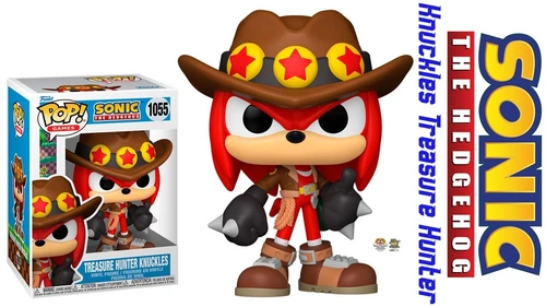 Sonic the Hedgehog ~ Treasure Hunter Knuckles vinyl figure by Funko Pop! No.1055