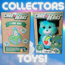 Care Bears Blue I Care Bear 14 Inch Love the Earth Plush Kids Toy 2022 NIB