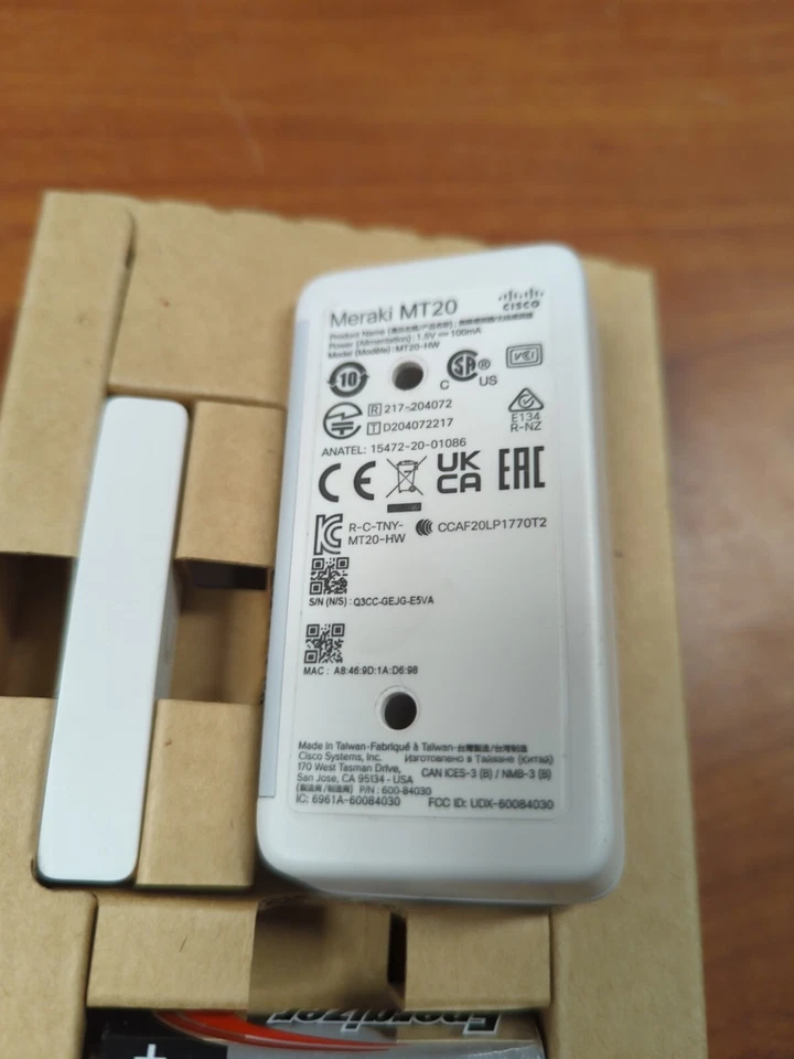 Cisco Meraki MT20 Wireless Open/Close Door Sensor - Image 3 of 4