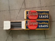Vintage Scripto HB Med, Black 1 1/2" Lead Replacement - Original Box - Lot of 2