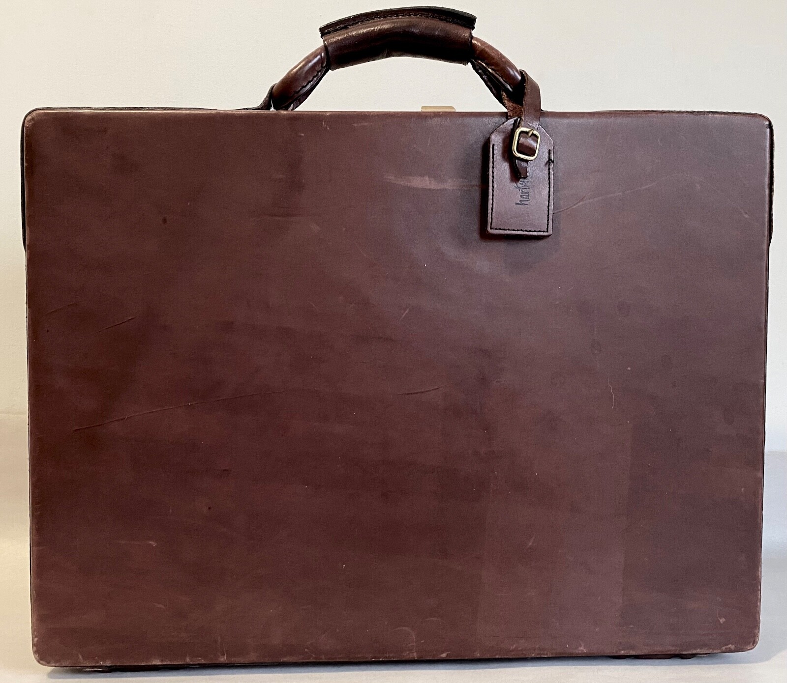 Vintage Hartmann Belting Leather Hardside Briefcase Attaché Combination