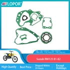 LOPOR Engine Cylinder Crankcase Repair Gasket Apply to Suzuki RM125 125X 81-82