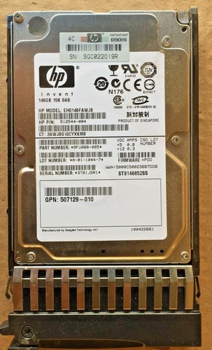 Informatique - DISQUE DUR SAS HP - Disque dur serveur 146Go SAS 2.5